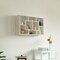 Modern 8 Tier Bookcase Wall Mount and Freestanding Storage Shelves For Decoration Display